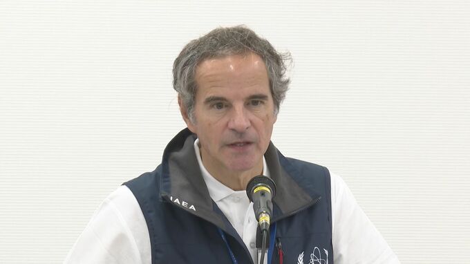 廃炉の進捗「極めて順調」と評価　IAEAグロッシ事務局長が福島第一原発訪問|TBS NEWS DIG