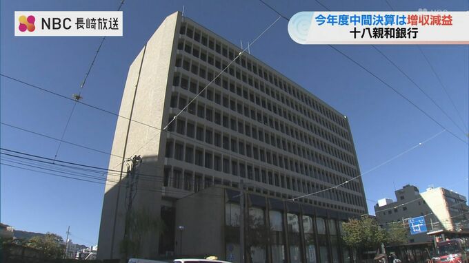 十八親和銀行「増収減益」今年度の中間決算【長崎】|TBS NEWS DIG