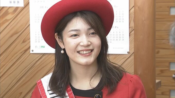 「うめーリンゴできたよ」津軽弁でリンゴのPRも…「ミスりんごあおもり」七海香穂さんが青森りんごを紹介　|　BSSニュース | BSS山陰放送