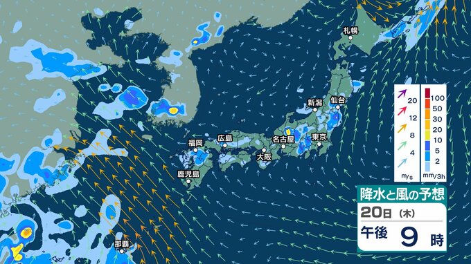 【 今後の雨 】前線南下で雷伴う激しい雨のおそれ　北日本・東日本は土砂災害などに注意・警戒　沖縄・奄美は警報級大雨のおそれ【24日(月)午後3時までの雨風シミュレーション・19日正午更新】|TBS NEWS DIG