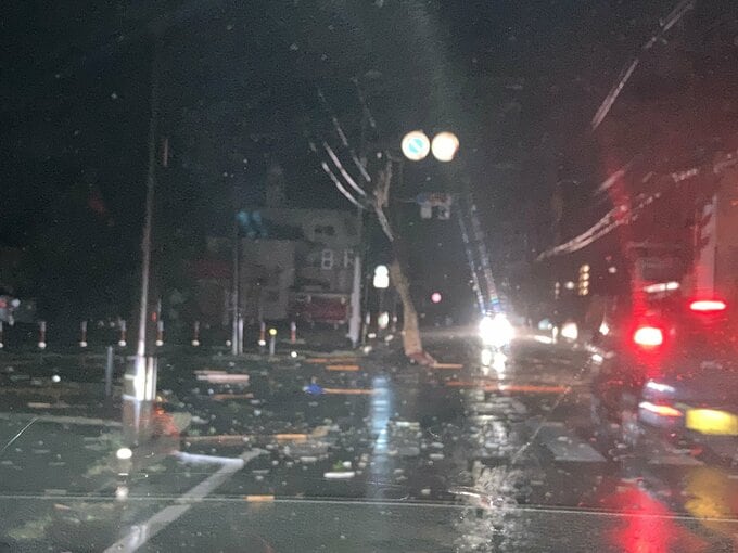 宮崎市で竜巻とみられる突風　広範囲で停電含め被害　少なくとも9人がけが|TBS NEWS DIG