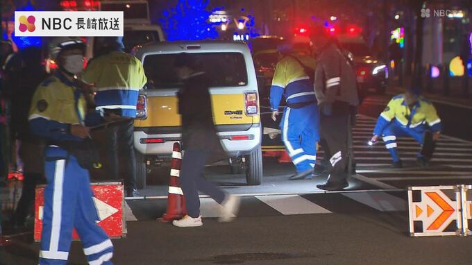 道路を横断していた男性(77)が軽乗用車にはねられ重体　佐世保市|TBS NEWS DIG