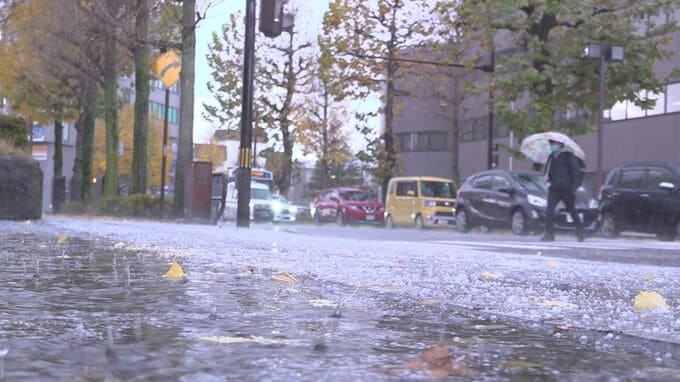 金沢で初雪を観測　平年より１４日遅く　|　石川県のニュース｜MRO北陸放送