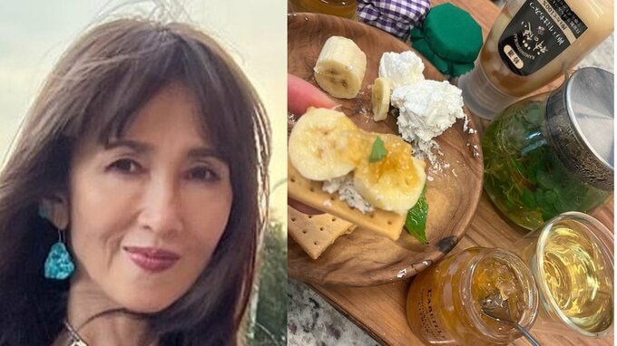 【 工藤静香 】　こだわりの「軽ブレ」　お洒落な朝食の作り方を公開　クラッカーとヨーグルトに「ポイントはバジル」|TBS NEWS DIG