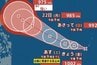 【台風のたまご】新たな「熱帯低気圧」発生、明日20日にも台風に…最大瞬間風速50m/sまで発達予想　進路予想・雨風シミュレーション【気象庁19日発表】今後の台風情報に注意　|　BSSニュース | BSS山陰放送