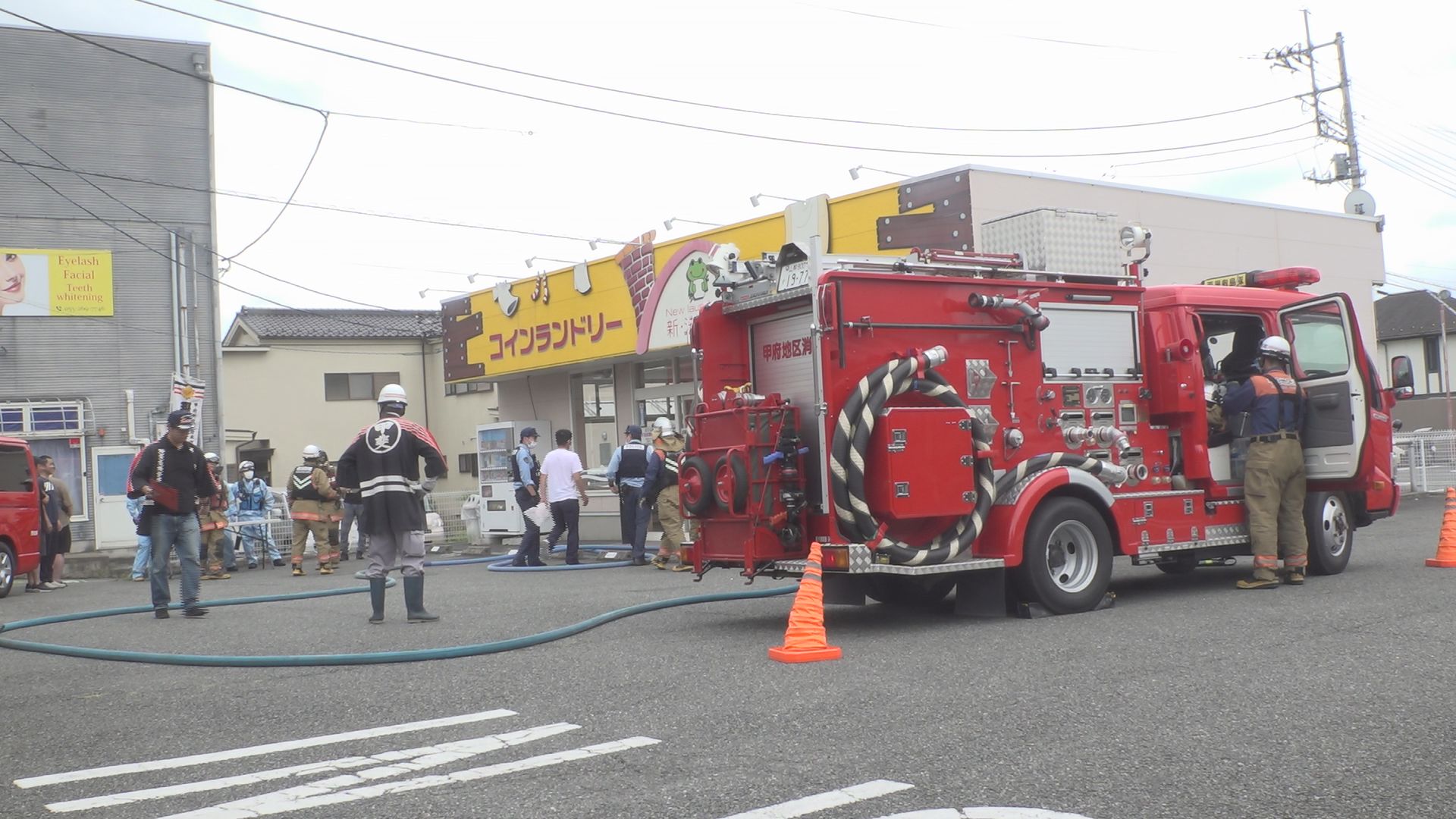 コインランドリーで乾燥機燃える火事 壁の一部焼く けが人なし | 山梨のニュース | ＵＴＹテレビ山梨