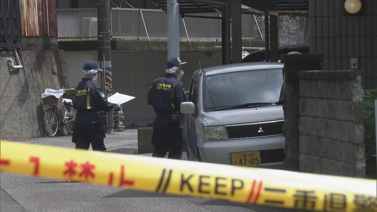 ｢訪問したら遺体が…｣ 別居する親族から通報 父親の遺体を自宅車庫に放置した疑い 36歳息子を逮捕 三重･熊野市
