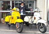【 レイザーラモンRG 】 「本物vespa T5♡」「激レア車ゆえすぐに売約済みになってましたがお写真だけ撮らせていただきました♡」|TBS NEWS DIG