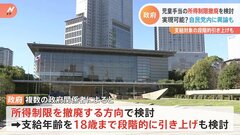 “異次元の少子化対策” 児童手当の所得制限撤廃を政府検討　支給対象の段階的引き上げ検討の一方…党内では異論も| TBS CROSS DIG with Bloomberg