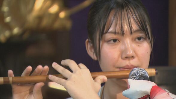 「安らぎの時間をお届けできたら」20歳でプロ 伝統楽器「篠笛」奏者 地元で初めてのコンサート 山梨 | 山梨のニュース | UTYテレビ山梨