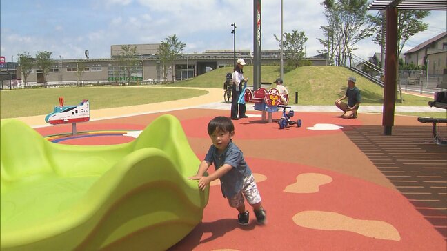 防災シェルターやインクルーシブ遊具も 新大村駅公園が完成|TBS NEWS DIG