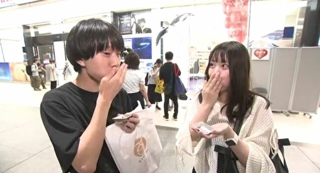 金沢駅に行列！ 馳知事が高級ブドウ「ルビーロマン」を振る舞い、魅力アピール|TBS NEWS DIG