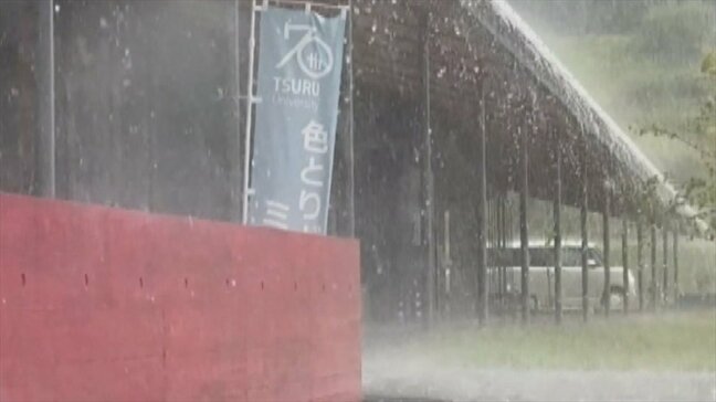 12日の県内は一部で天気が急変　雷を伴う激しい雨やヒョウが降った所も　山梨|TBS NEWS DIG