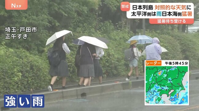 関東は梅雨明け前“最後の雨”か 突風被害の岐阜市に“追い打ち”の豪雨 日本海側は猛暑で38℃超えも|TBS NEWS DIG