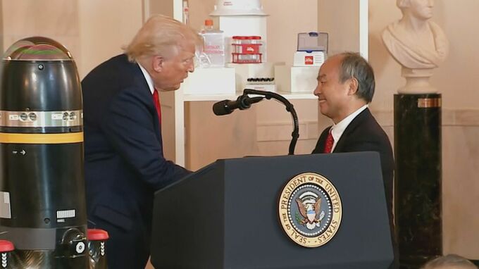 ホワイトハウスにソフトバンク孫正義氏や北米トヨタトップら　アメリカへの投資アピール|TBS NEWS DIG