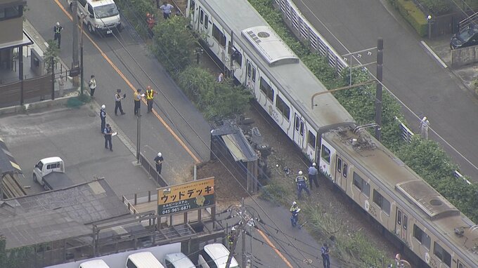 【速報】東急 こどもの国線で運転見合わせ 列車とトラックが接触|TBS NEWS DIG