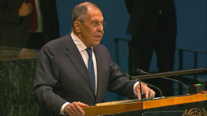 ロシア外相　「日本とドイツは軍国主義の道歩んでいる」常任理事国入りに反対　国連総会で演説
