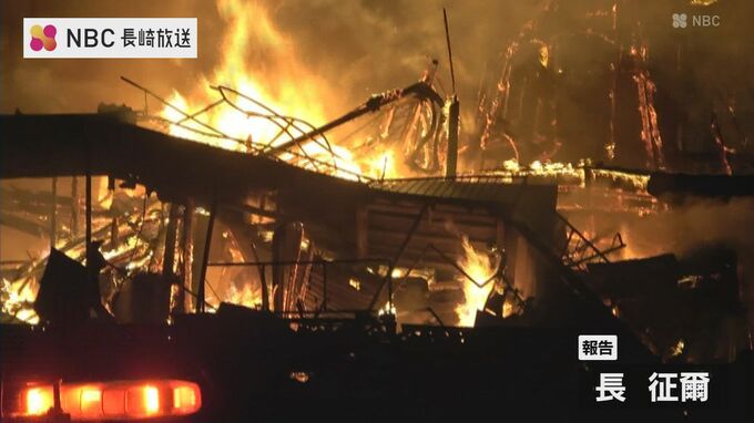 全焼した住宅の焼け跡から遺体見つかる　住人の76歳男性と連絡取れず　長崎・佐世保市|TBS NEWS DIG