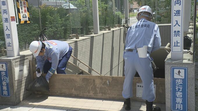地下駐車場で大雨想定訓練、東北初　三重県では270台水没被害も…福島市|TBS NEWS DIG