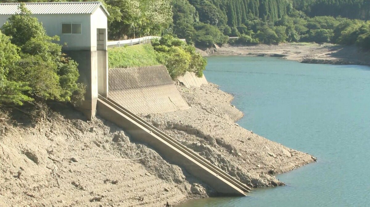 記録的少雨でダムの貯水率低下、農作物への影響懸念 大分県が渇水対策連絡室3年ぶり設置 | TBS NEWS DIG