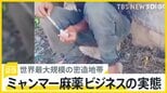 「薬なしでは生きられない」ミャンマー麻薬ビジネスの実態 周辺国に密輸増加・・・日本は“魅力的な市場”【news23】|TBS NEWS DIG