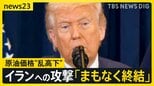 原油価格“乱高下”レギュラーガソリン10円↑「急激に値段が上がりすぎる」…トランプ大統領「まもなく終結」イラン反論【news23】|TBS NEWS DIG
