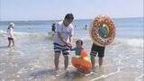 3連休最終日の海の日 海水浴客でにぎわう | 福島のニュース│TUF