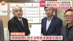 「党首会談での合意が反故にされた」日本維新の会が岸田総理への問責決議案を提出　政治資金規正法の改正| TBS CROSS DIG with Bloomberg