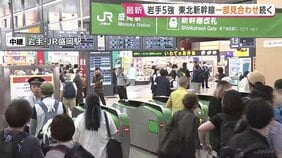 【地震発生時の揺れ・被害】岩手で最大震度5強　盛岡市など5市町村で　東北新幹線や在来線で運転見合わせも　青森で最大震度6強の地震で|TBS NEWS DIG