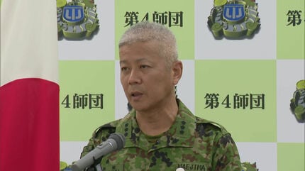 地域との連携を強化」陸上自衛隊第4師団長が着任 激甚化する自然災害