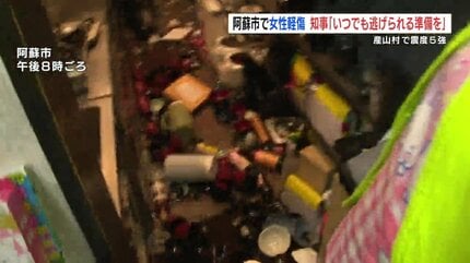 熊本県内で1人けが 最大震度5強の地震 知事「いつでも逃げられる心の