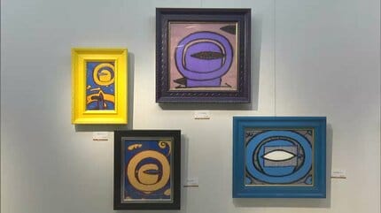 幸せエネルギーをたっぷり含めた絵を」俳優・画家 国広富之さんの作品