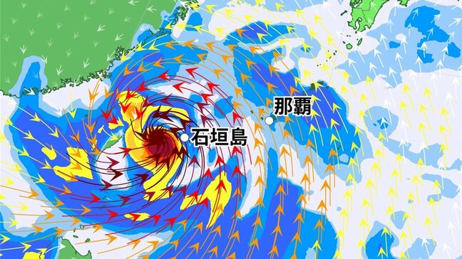 【台風情報】台風3号は24日(水)ごろ、非常に強い勢力で沖縄に接近へ 最大瞬間風速65m予想 家屋が倒壊するおそれも ダブル台風の進路は【最新シミュレーション】|TBS NEWS DIG