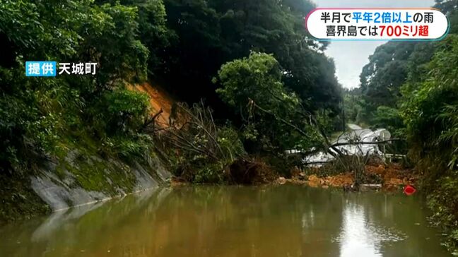 半月で平年2倍超の雨量 土砂崩れも 雨いったん落ち着くも土砂災害に注意|TBS NEWS DIG