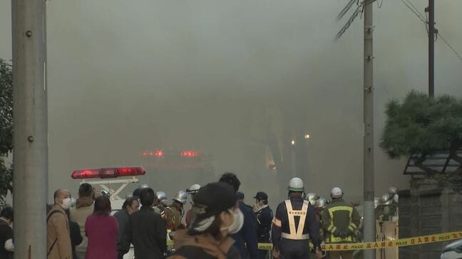 【速報】名古屋･北区で住宅火災 地下鉄黒川駅近く ｢民家から火が見える｣と通報  消火活動続く|TBS NEWS DIG