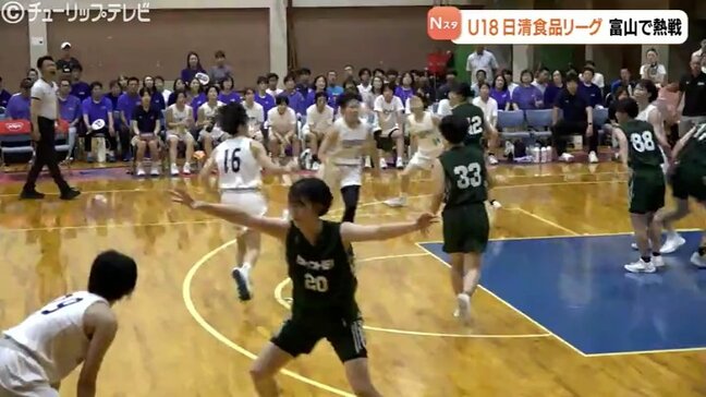 バスケU18の最強チーム決める「U18日清食品リーグ」はトップリーグだけじゃない!ブロックリーグの試合も各地で熱戦 富山|TBS NEWS DIG