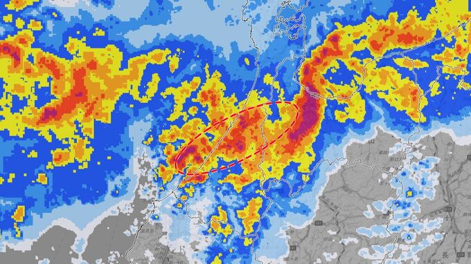 【速報】石川・加賀地方で線状降水帯発生 非常に激しい雨降り続く|TBS NEWS DIG