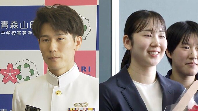 パリ五輪開幕まで約1か月　青森山田高校卒業のバドミントン女子・永原和可那選手と近代五種男子・佐藤大宗選手が母校での壮行式で意気込み　|　青森のニュース│ATV NEWS│青森テレビ