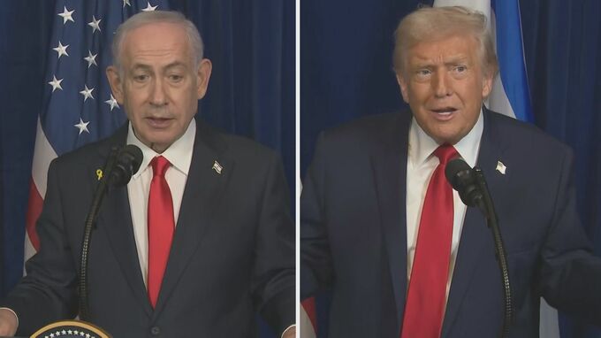 トランプ大統領「イスラエルが私を説得したことはない」　イラン攻撃の決定過程への影響を否定　核兵器開発の排除などを理由に挙げる