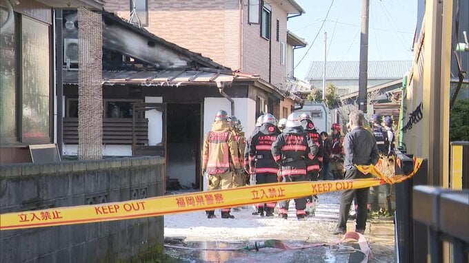 「建物から白い煙が出ている」住宅火災　１人が遺体で発見　一人暮らしの74歳女性と連絡とれず　|　福岡のニュース｜RKB NEWS｜RKB毎日放送