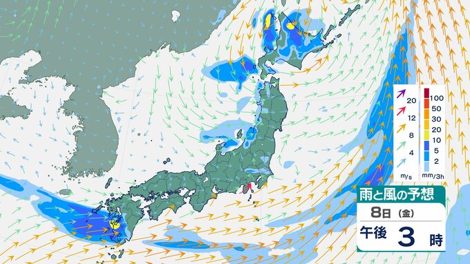 【大雨情報】鹿児島県に「命に関わる危険」大雨特別警報発表、24時間降水量500ミリ超え平年の2倍に【雨と風のシミュレーション】　|　富山のニュース｜天気・防災｜チューリップテレビ