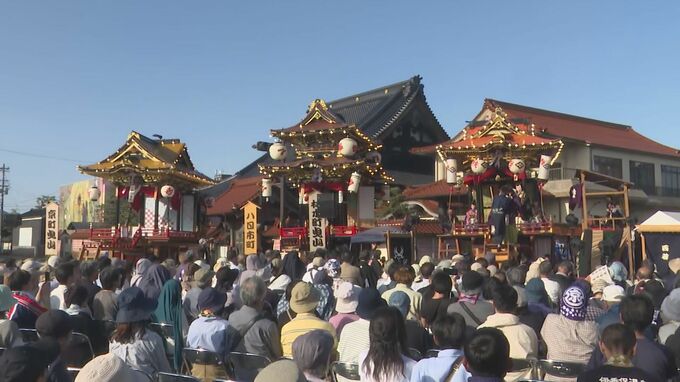 豪華絢爛お旅まつり「曳山曳揃え」子供歌舞伎に喝采　|　石川県のニュース｜MRO北陸放送