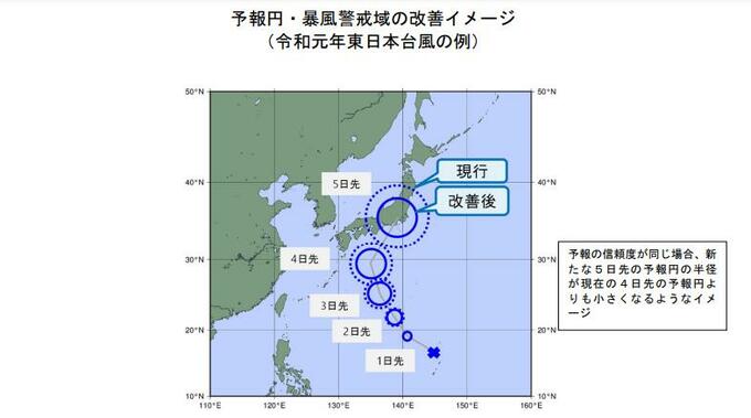 台風の予報円「小さく」予測精度の向上で5日先も最大40％小さく　気象庁　|　鹿児島のニュース｜MBC NEWS｜南日本放送
