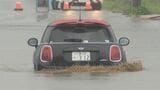 台風10号 接近前から東海地方は大雨に 冠水した道路で車が立ち往生 見えない深みで転倒する人も|TBS NEWS DIG