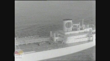 ☆三越/SSKK 昭37 日章丸竣工記念 出光興産　オードブルサーバー/コンポート皿  世界最大のタンカー『日章丸』進水式 佐世保重工業（SSK）が建造昭和