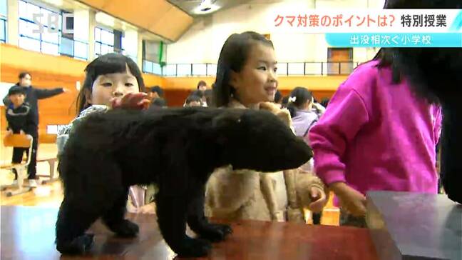 クマに遭遇しないための方法は？出会ってしまったらどうする？上田市の小学校で児童がクマ対策学ぶ　長野|TBS NEWS DIG