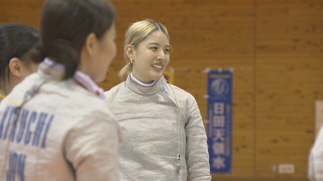 フェンシング世界女王・江村美咲　恒例の故郷合宿でケガからの復帰を誓う|TBS NEWS DIG