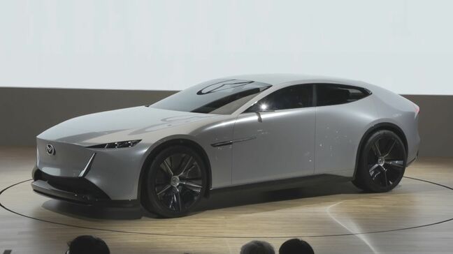【速報】マツダが10年後の未来を意識したコンセプトカーを発表　CO2大幅削減とAIとの融合　ジャパンモビリティショー　|TBS NEWS DIG