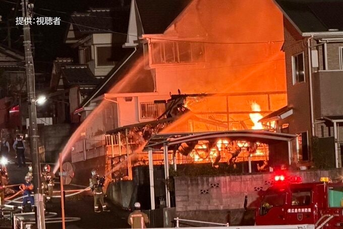 【速報】「建物が燃えている」焼け跡から新たに1人の遺体見つかる　10代女性含む家族４人全員死亡か　未明の火事　広島・東広島市黒瀬楢原東|TBS NEWS DIG