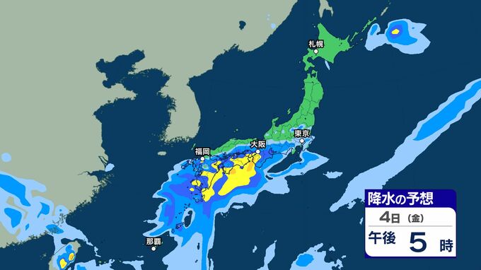 【台風24号と前線の影響】4日は西日本で猛烈な雨の降る所がある見込み　5日にかけて西日本から東日本の太平洋側で大雨のおそれ【6日（日）までの雨予想・全国各地の週間天気】台風24号は「迷走」か　九州南部・奄美では線状降水帯の発生する可能性も（3日午後4時29分・気象庁発表）　|　SBC NEWS | 長野のニュース | SBC信越放送
